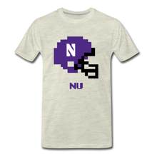  Tecmo Bowl | Northwestern Classic Logo Color - heather oatmeal