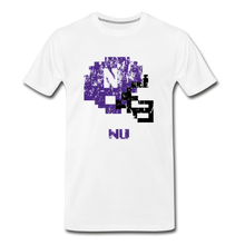  Tecmo Bowl | Northwestern Distressed Logo Color - white