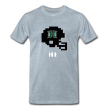  Tecmo Bowl | Hawaii Classic Logo - heather ice blue