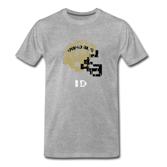 Tecmo Bowl | Idaho Distressed Logo - heather gray