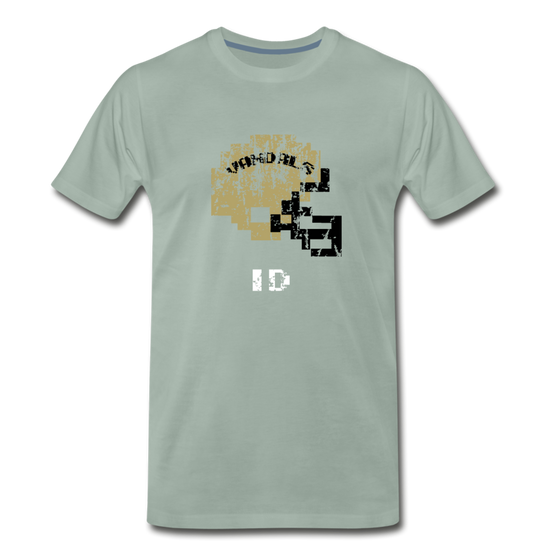 Tecmo Bowl | Idaho Distressed Logo - steel green