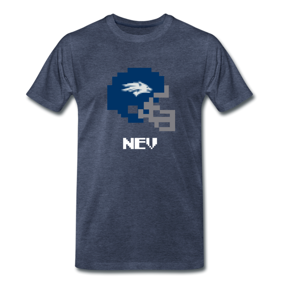 Tecmo Bowl | Nevada Classic Logo - heather blue