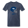 Tecmo Bowl | Nevada Classic Logo Color - heather blue