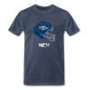 Tecmo Bowl | Nevada Distressed Logo - heather blue