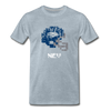 Tecmo Bowl | Nevada Distressed Logo - heather ice blue