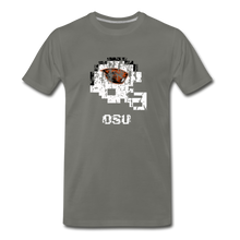  Tecmo Bowl | Oregon St Distressed Logo - asphalt gray