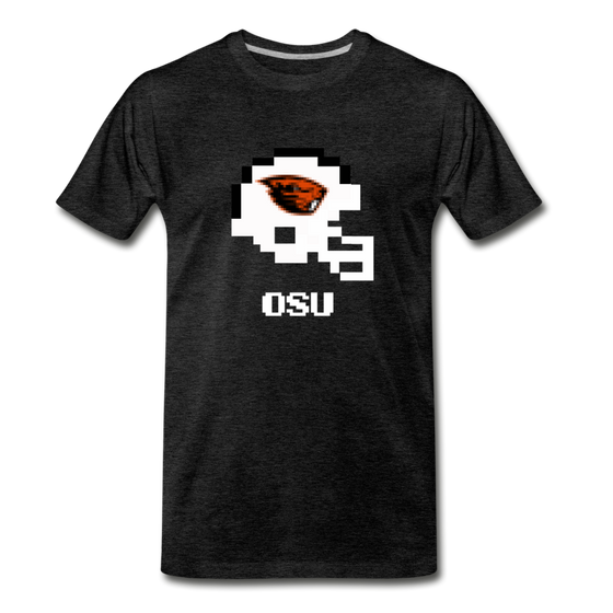 Tecmo Bowl | Oregon St Classic Logo - charcoal gray