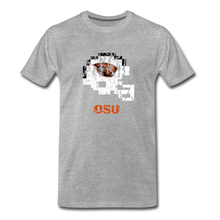  Tecmo Bowl | Oregon St Distressed Logo Color - heather gray