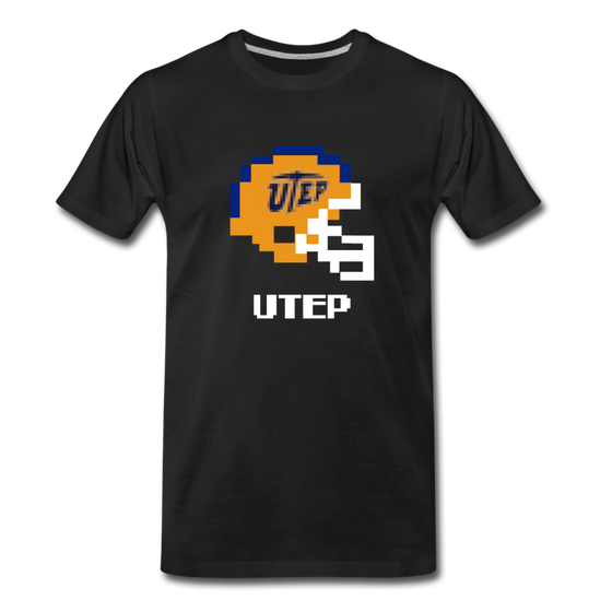 Tecmo Bowl | UTEP Classic Logo - black