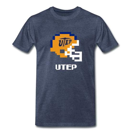 Tecmo Bowl | UTEP Classic Logo - heather blue