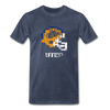 Tecmo Bowl | UTEP Distressed Logo - heather blue