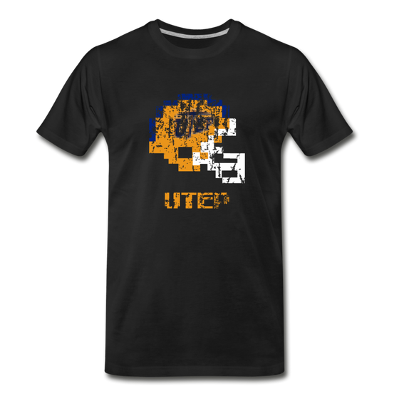 Tecmo Bowl | UTEP Distressed Logo Color - black