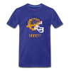 Tecmo Bowl | UTEP Distressed Logo Color - royal blue