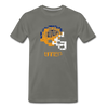 Tecmo Bowl | UTEP Distressed Logo Color - asphalt gray