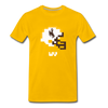 Tecmo Bowl | Wyoming Classic Logo - sun yellow