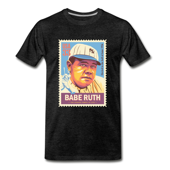 Legend T-Shirt | Babe Ruth - charcoal grey