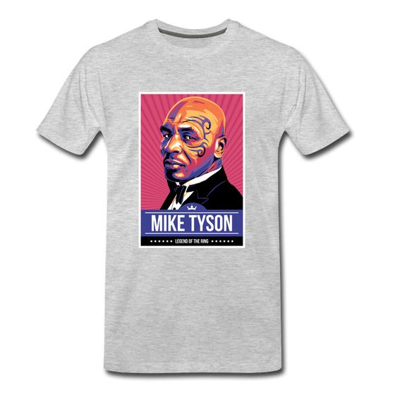Legend T-Shirt | Mike Tyson - heather gray