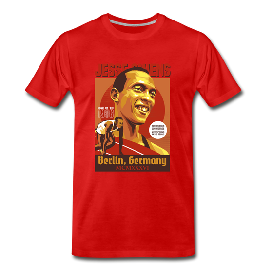 Legend T-Shirt | Jesse Owens - red