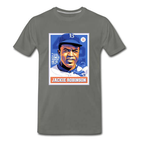 Legend T-Shirt | Jackie Robinson - asphalt gray
