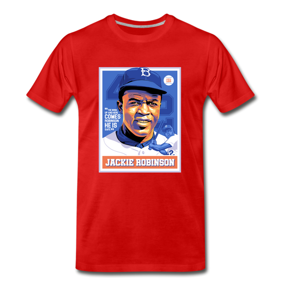 Legend T-Shirt | Jackie Robinson - red