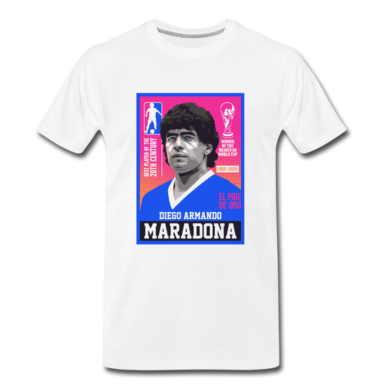 Legend T-Shirt | Diego Armando Maradona - white