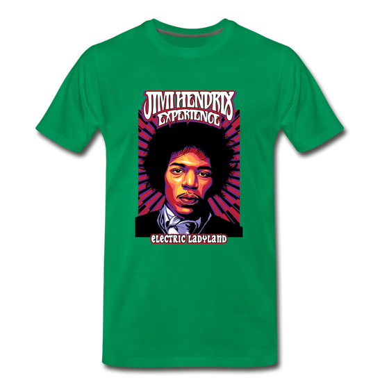 Legend T-Shirt | Jimi Hendrix Experience - kelly green