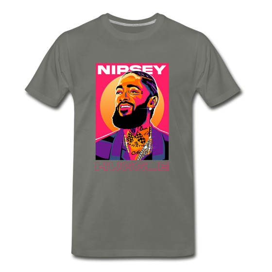 Legend T-Shirt | Nipsey Hussle - asphalt gray