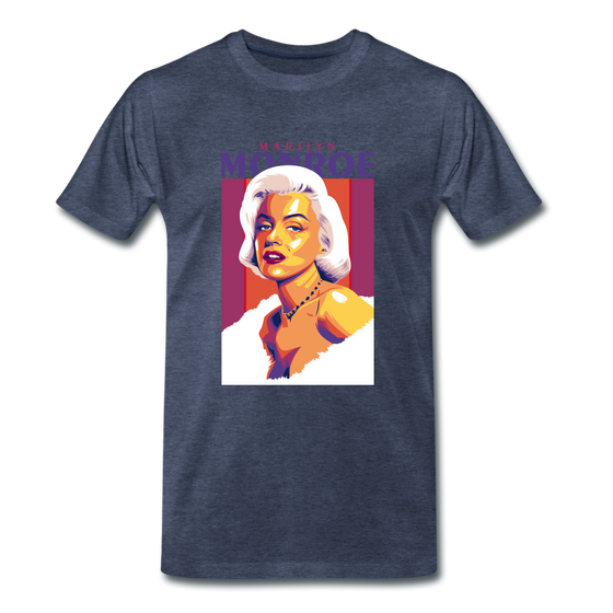 Legend T-Shirt | Marilyn Monroe - heather blue