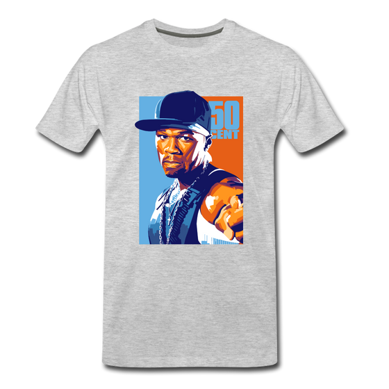 Legend T-Shirt | 50 Cent - heather gray