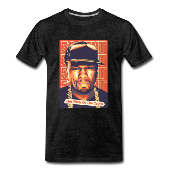 Legend T-Shirt | 50 Cent Get Rich Or Die Tryin - charcoal grey