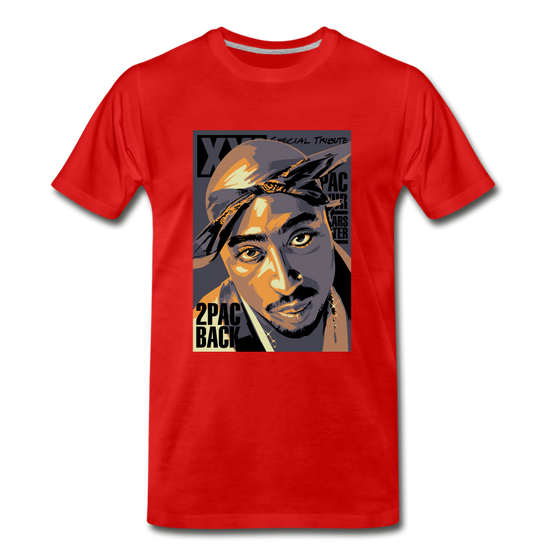 Legend T-Shirt | 2Pac Back - red