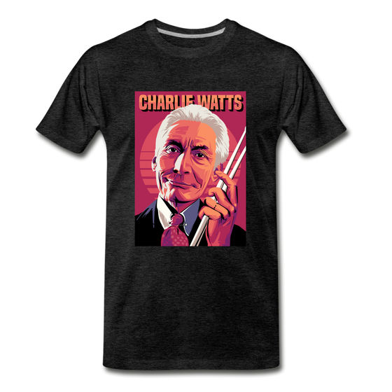 Legend T-Shirt | Charlie Watts - charcoal grey
