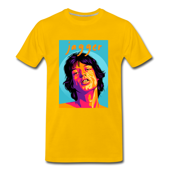 Legend T-Shirt | Jagger - sun yellow