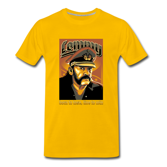 Legend T-Shirt | Lemmy - sun yellow