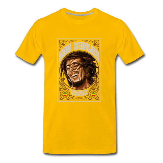Legend T-Shirt | Bob Marley - sun yellow