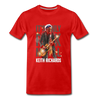 Legend T-Shirt | Mr Keith Richards - red