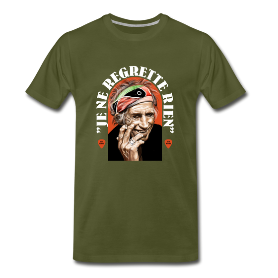 Legend T-Shirt | Keith Richards - olive green