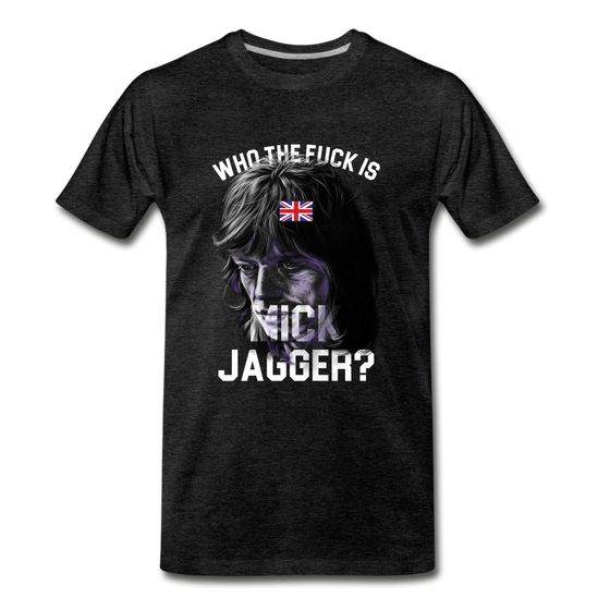 Legend T-Shirt | W.T.F Is Mick Jagger - charcoal grey