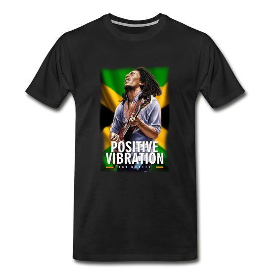 Legend T-Shirt | Bob Marley Positive Vibration - black