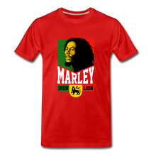  Legend T-Shirt | Bob Marley Iron Lion - red