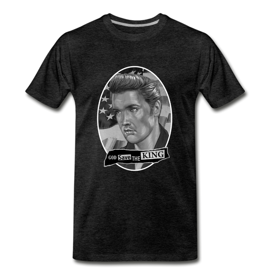 Legend T-Shirt | Elvis The King - charcoal grey