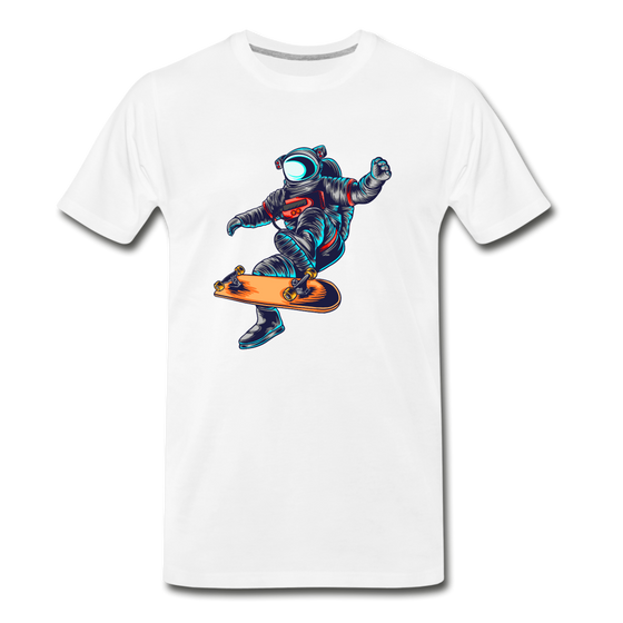 Astronaut Skateboarder – Retro Graphic T-Shirts