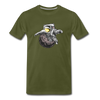Astronaut Free Fall - olive green