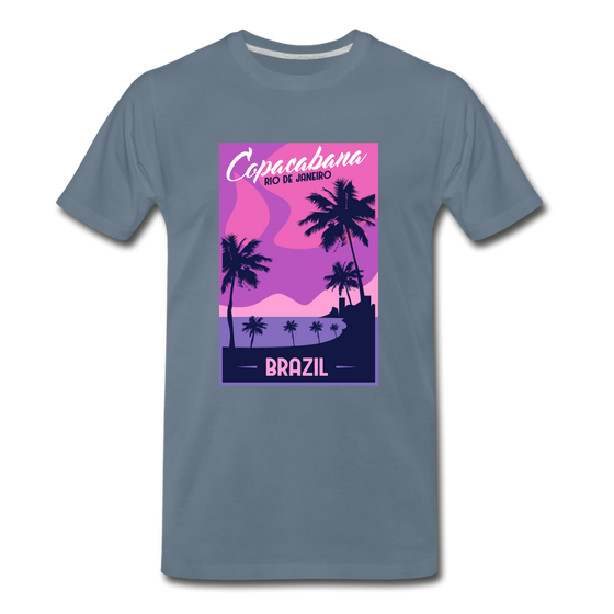 Copacabana Beach - steel blue