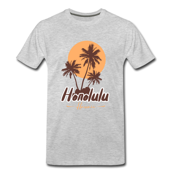 Honolulu Beach - heather gray