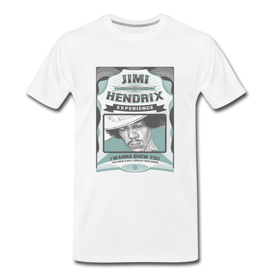 Legend T-Shirt | Jimi Hendrix Show You - white
