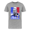 Legend T-Shirt | Zinedine Zidane - heather gray