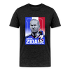 Legend T-Shirt | Zinedine Zidane - charcoal grey