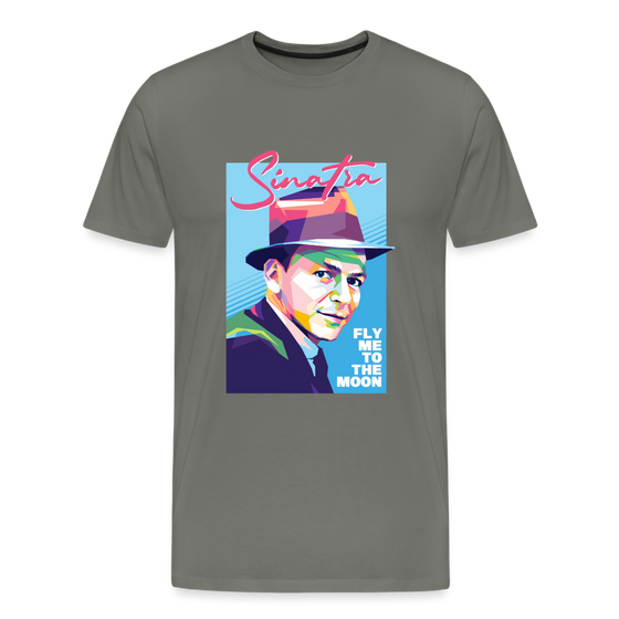 Legend T-Shirt | Frank Sinatra - asphalt gray