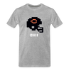 Chicago Classic Logo - heather gray